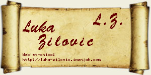 Luka Žilović vizit kartica